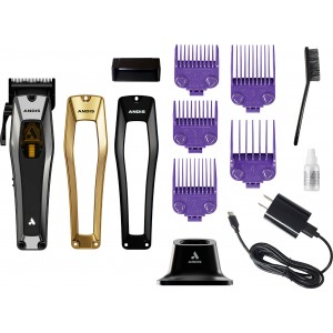 Машинка за подстригване Andis Recon Clipper, черна, хромирана
